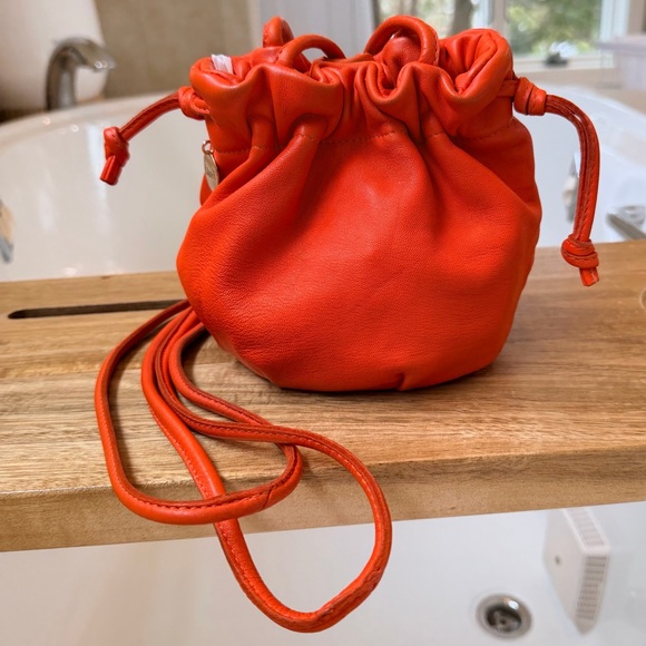 Clare V Handbags - CLARE V. EMMA CROSSBODY - BLOOD ORANGE origional $299